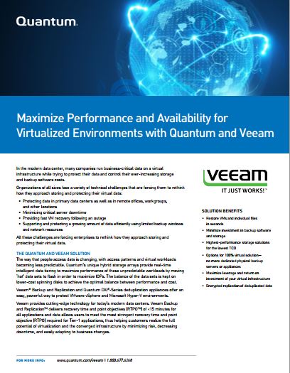 Download Quantum Veeam Solution Brief